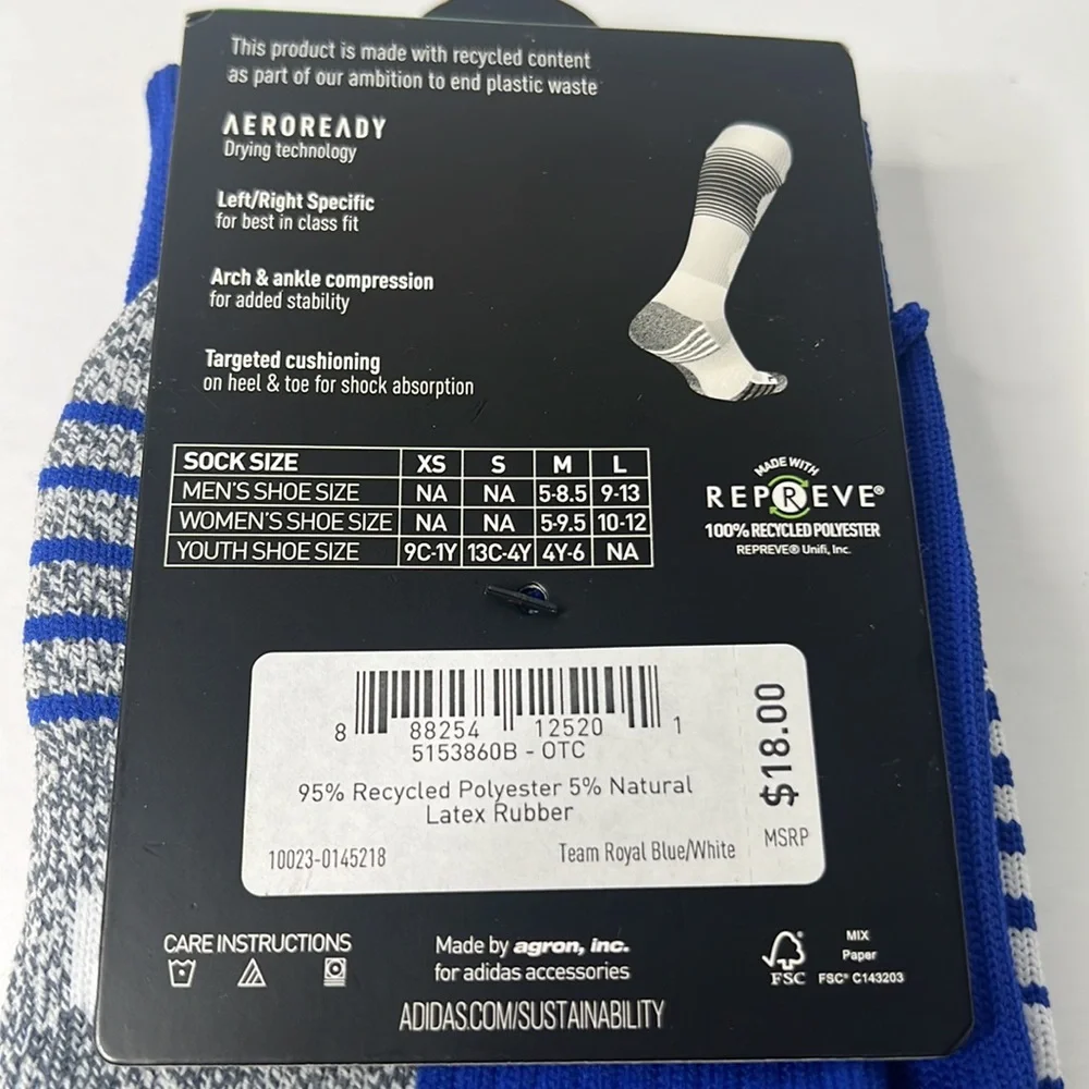 Adidas Soccer Team Speed Sock